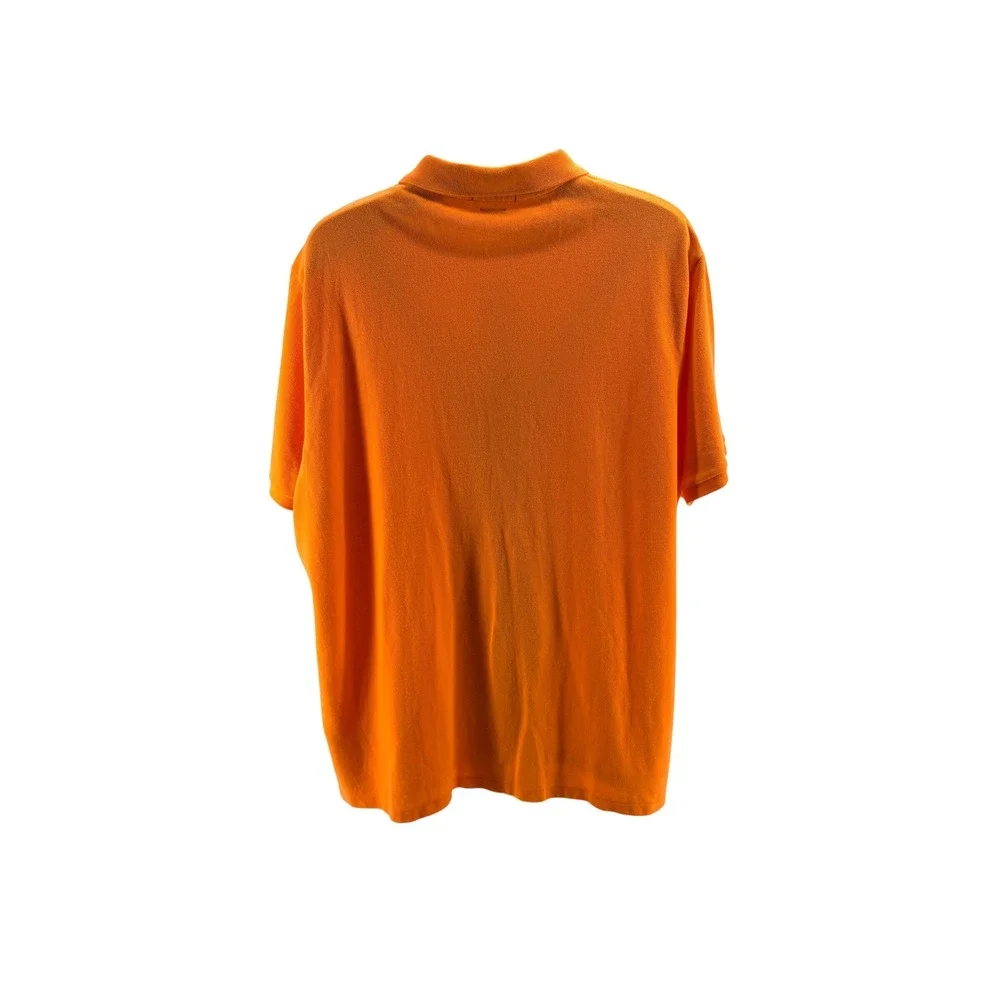 Polo Ralph Lauren Mens XXL Orange Classic Fit Short Sleeve Pique‎ Polo Shirt